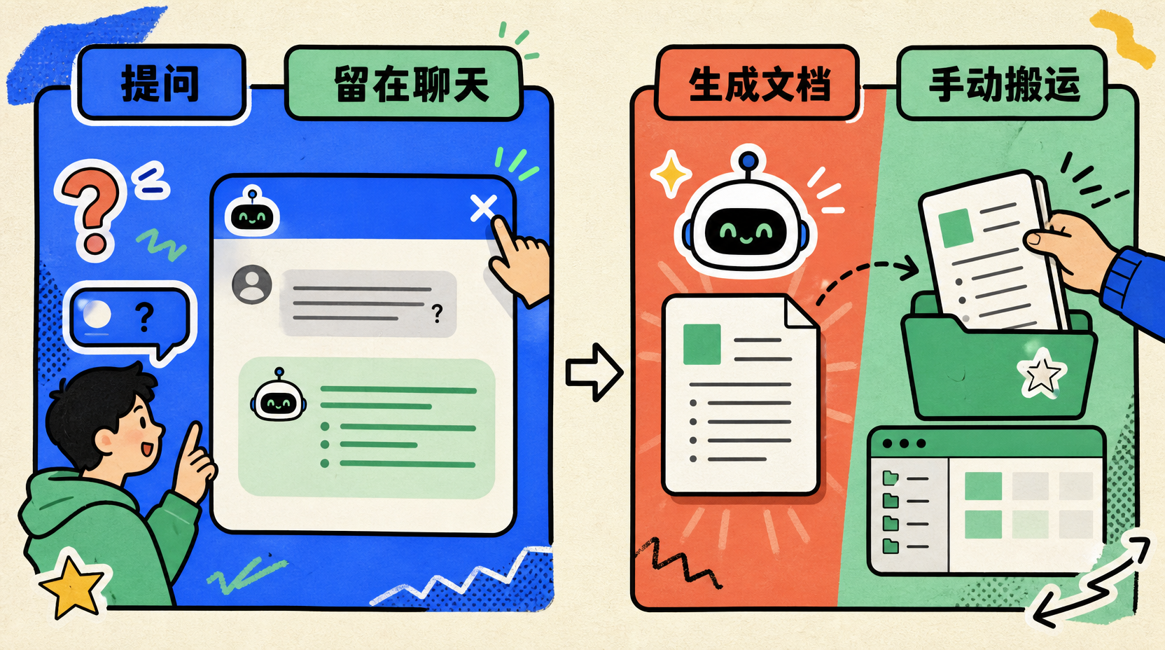 问答到搬运的差距